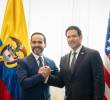 Secretaria de Estado de EE. UU. Marco Rubio en su visita a Colombia. Foto: Colprensa