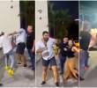 La riña que acabó con la vida de ‘Chipi Chipi’ se produjo en el parqueadero de una reconocida discoteca en Neiva. FOTOS: Capturas de video