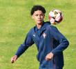 Cristiano Ronaldo Jr. ya jugó en las divisiones menores de la selección de Portugal. FOTO: <b>GETTY</b>