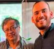 El presidente Gustavo Petro y Jaime Ramírez Cobo, exasesor en el Dapre. Foto: redes sociales.