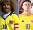 Tras un paso gris por la MLS y entre fuertes cuestionamientos, James Rodríguez se transforma con la camiseta de Colombia. De cara al debut mundialista, el mismísimo Carlos Valderrama aviva la ilusión de un país: “Volvió el crack”. FOTO: Getty y FCF