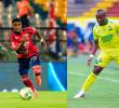 Jhon Edwin Montaño es el goleador del DIM en el Clausura. Émerson Batalla, exjugador del cuadro rojo, es el de los leopardos. Foto: Camilo Suárez y Colprensa