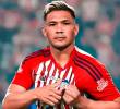 El delantero barranquillerio Teófilo Gutiérrez anotó el gol que le dio la victoria al elenco Tiburón. Foto: Atlético Junior