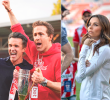 Rob McElhenney y Ryan Reynolds son los dueños del Wrexham y Eva Longora invirtió en el Necaxa de México. FOTO getty