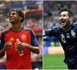 El esperado enfrentamiento de este domingo entre la España de Luis de la Fuente y la Argentina de Lionel Messi no solo paraliza a la afición en las calles de Barcelona o Buenos Aires, sino que también desafía las métricas predictivas. FOTO: Tomada de redes sociales @SEFutbol y @AFASeleccionEN