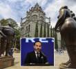 Imagen de referencia del Palacio de la Cultural Rafael Uribe Uribe y del presidente electo Abelardo De la Espriella. Foto: Manuel Saldarriaga Quintero