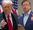 Donald Trump volvió a arremeter contra Gustavo Petro y dice que Colombia representa un inconveniente en su lucha contra las drogas. Fotos: Getty Images