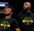 LeBron James y su hijo Bronny viven sus primeros playoffs juntos. Ahora deben enfrentar al campeón actual, Oklahoma City Thunder en semifinales de conferencia. La serie empieza este 4 de mayo. FOTO GETTY