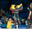 Tatiana Rentería es, hasta ahora, la última medallista olímpica de Colombia, en los 76 kg de lucha libre de París 2024. <span class=mln_uppercase_mln>FOTO</span><b><span class=mln_uppercase_mln> AFP</span></b>