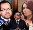 Abogado Alejandro Carranza, defensor del presidente Gustavo Petro y la representantes Gloria Arizabaleta. Foto: Colprensa y redes sociales