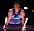 El gimnasta cucuteño Ángel Barajas es uno de los mejores del mundo en su especialidad. Este año ganó medalla de oro en la prueba de barra paralela en la Copa Mundo del deporte. Foto: Getty