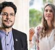 La candidata del Centro Democrático le dijo al candidato del Pacto Histórico que todo podrían discutirlo de frente si no se negara a debatir. FOTOS: COLPRENSA.