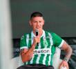James engalana el partido entre Nacional y Águilas. FOTO CORTESÍA ATLÉTICO NACIONAL