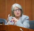 Cecilia López fue ministra de Agricultura del gobierno Petro entre agosto de 2022 y abril de 2023. FOTO: Mariano Vimos. Colprensa
