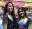 Anny Sánchez y Nicole Castellanos brillaron en el trampolín en gimnasia. Foto: Comité Olímpico Colombiano.