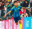 El delantero samario Luis Javier Suárez, de 28 años, es uno de los referentes del ataque de la Selección Colombia. Marcó en el amistoso contra México. Foto: tomada del x de @SelecciónColombia