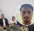 El gobernador Andrés Julián Rendón acompaña a la familia de Mateo en Yarumal. Foto: cortesía
