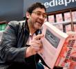 Claudio Narea estuvo en la FILBo presentando su libro sobre la banda que fundó al lado de Jorge González y Miguel Tapia. FOTO Colprensa