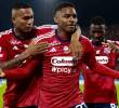 Diego Moreno y Brayan León serán titulares con el rojo para el duelo ante América en el Atanasio Girardot. FOTO MANUEL SALDARRIAGA