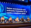 Juan José Echavarría, Mauricio Cárdenas y Juan Camilo Restrepo coincidieron en la urgencia de ajustar las finanzas públicas y recuperar la inversión para impulsar la economía colombiana. FOTO tomada de X