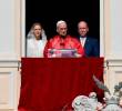 El papa habló desde el balcón del Palacio Principesco a miles de católicos que viven en Mónaco, el lujoso microestado frente al Mediterráneo. FOTO: Cortesía Vatican News