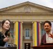 Candidatos a la presidencia, Paloma Valencia e Iván Cepeda. Foto: Colprensa
