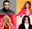 Don Omar, Camila Cabello, Sabrina Carpenter y Billie Eilish son artistas muy escuchados en el país que no han programado concierto recientemente. FOTOS Cortesía y Getty