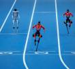 La marca que impuso Usain Bolt en 2009 y que no ha podido superar ningún humano desde esa época la batió un robot. FOTO GETTY