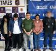 Los capturados eran requeridos por los delitos de constreñimiento con fines extorsivos, concierto para delinquir, hurto por medios informáticos y violación de datos personales. FOTO: AUTORIDADES
