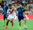 Samuel Velásquez anotó gol de Colombia ante Perú. FOTO: GETTY
