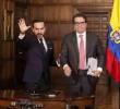 El presidente Abelardo de la Espriella junto al ministro de Justicia Iván Cancino. Foto: Colprensa.