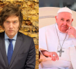 El candidato argentino Javier Milei ha moderado su discurso frente al Papa Francisco desde que pasó a la segunda vuelta. FOTO FACEBOOK Javier Milei y GETTY