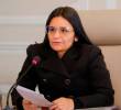 Angie Lizeth Rodríguez, gerente del Fondo Adaptación, sigue en el Gobierno a pesar de los escándalos que ha revelado. Foto: Presidencia.