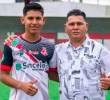 El joven futbolista Joel David López Solano, de 16 años, junto a su padre, Orangel López Vaquero, ambos murieron por inmersión. FOTO: Tomada de redes sociales