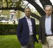 Los químicos británicos Shankar Balasubramanian (izquierda) y David Klenerman (derecha), ganadores del Princesa de Asturias 2026. FOTO AFP
