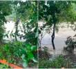 La población que vive sobre la ribera del río había anticipado, horas antes, que el afluente estaba bajando crecido. FOTOS: Capturas de video