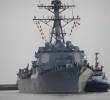 El destructor USS Jason Dunham, uno de los seis buques desplegados por EE. UU. en el mar Caribe. FOTO<b><span class=mln_uppercase_mln> GETTY</span></b>
