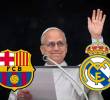 Durante el vuelo que lo llevó a España, el papa León XIV habló sobre su relación con el deporte y cuál es su equipo español preferido. FOTO: Getty, TyC Sports, futbolpedia.