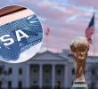 El Departamento de Estado de EE.UU. busca eximir de ciertos pagos a ciudadanos que ya hayan comprado su tiquete para los partidos del Mundial y que estén inscritos en un sistema especial. Foto: Getty Images y AFP
