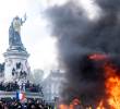 Francia registró más de 270 detenidos durante las protestas contra el costo de vida este sábado. FOTO: Ed JONES / AFP