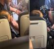 Un hombre causó pánico en un vuelo de San Juan (Puerto Rico) a Chicago, Estados Unidos. FOTOS: Capturas de video