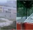 Varios sectores de Barranquilla se vieron afectados por el vendaval de este martes. FOTOS: Capturas de video