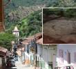 Imagen del casco urbano de Ciudad Bolívar. Adelante, creciente de la quebrada Los Monos. Foto: Fundación Julio C. Hernández e imagen tomada de redes.
