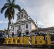Imagen del Parque del municipio de Titiribí, donde ocurrieron los hechos. Foto: Esneyder Gutiérrez