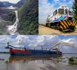 El dragado de profundización del Puerto de Buenaventura; la reactivación ferroviaria, con obras como el corredor Belencito–Bogotá y la navegabilidad del río Magdalena, son algunos de los proyectos estratégicos que se deben priorizar. FOTOS: Cortesía