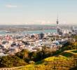 Panorámica de Auckland, ciudad de Nueva Zelanda. FOTO: Getty