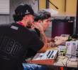 Uno de los estudios de Medellín Music Lab en la C4TA, donde jóvenes y productores trabajan en conjunto durante los campamentos musicales. FOTO cortesía Secretaría de la Juventud