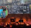 Incendio de gran magnitud dejó al menos 30 viviendas destruidas en Quibdó, Chocó. FOTO: Cortesíaa