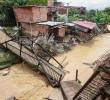 El corregimiento de Altavista, al occidente de Medellín, es uno de los más afectados por la temporada invernal. FOTO: Manuel Saldarriaga