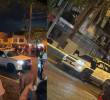 Ataque a camioneta en el oriente de Cali dejó una persona muerta y varios heridos. Fotos: Captura videos redes sociales